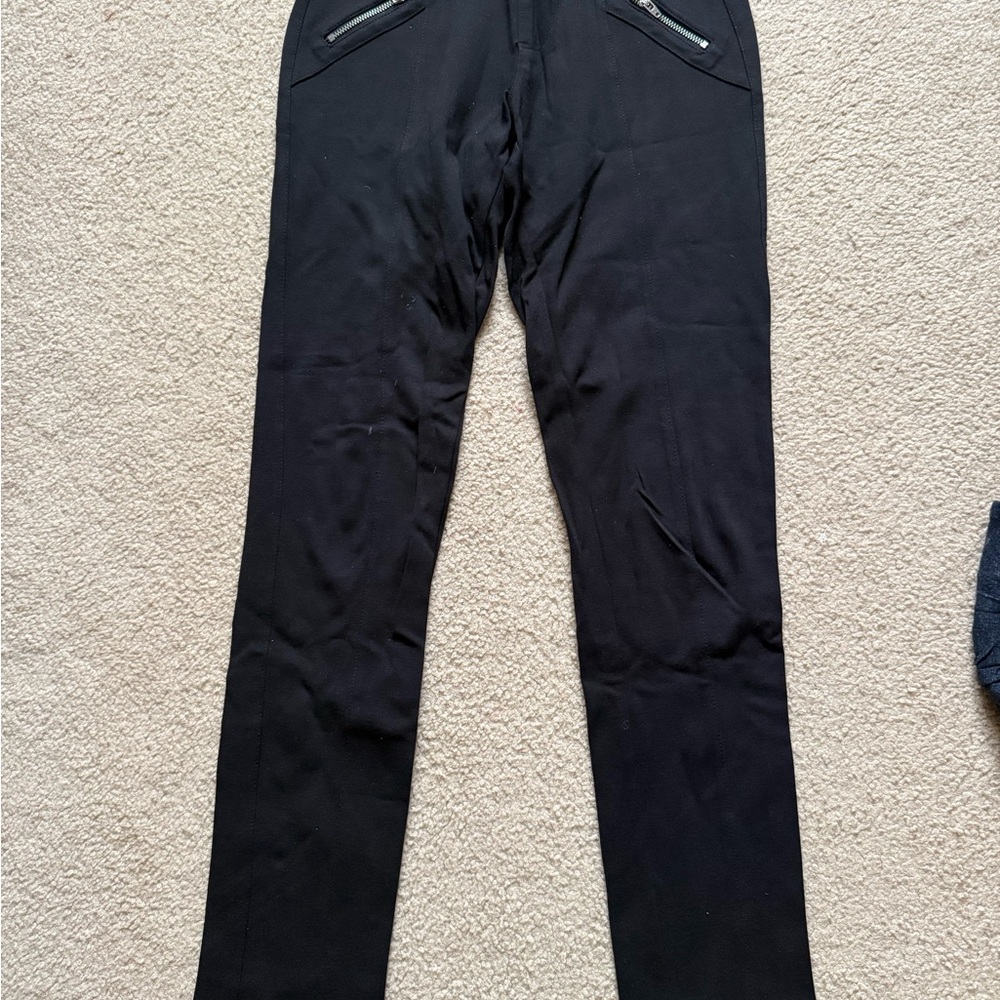 Liverpool Jeans Company Women’s Black Slim Pants Size 26/2 – Zip Pockets